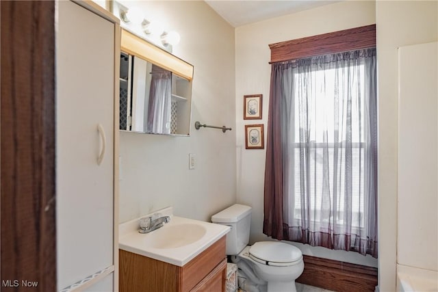 1407 Andrew St, Parkersburg, WV 26101 - bathroom featuring vanity and toilet