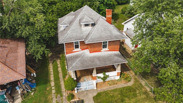 1407 Andrew St, Parkersburg, WV 26101 - aerial view of property and surrounding area