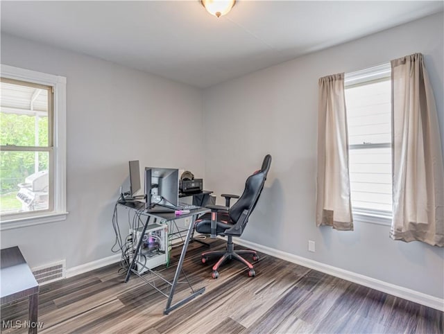 14507 Reddington Ave, Maple Heights, OH 44137 - office featuring wood finished floors