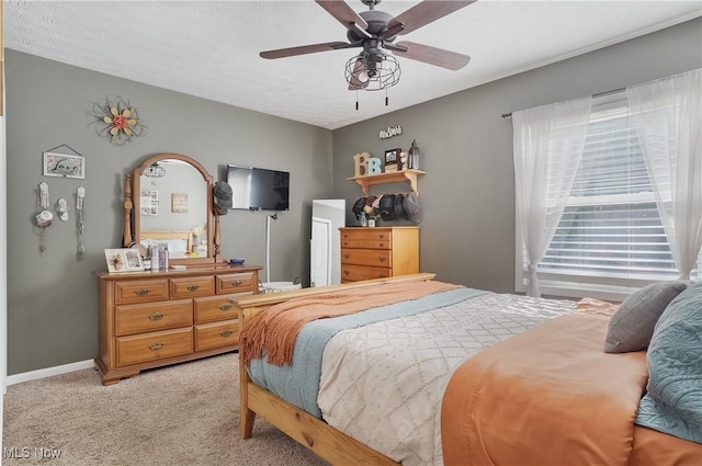 1300 Andrew Ave, Salem, OH 44460 - bedroom featuring light carpet and ceiling fan