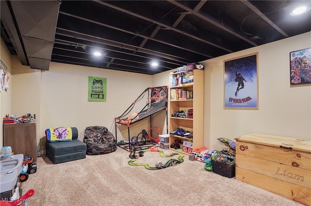 1300 Andrew Ave, Salem, OH 44460 - rec room with carpet floors