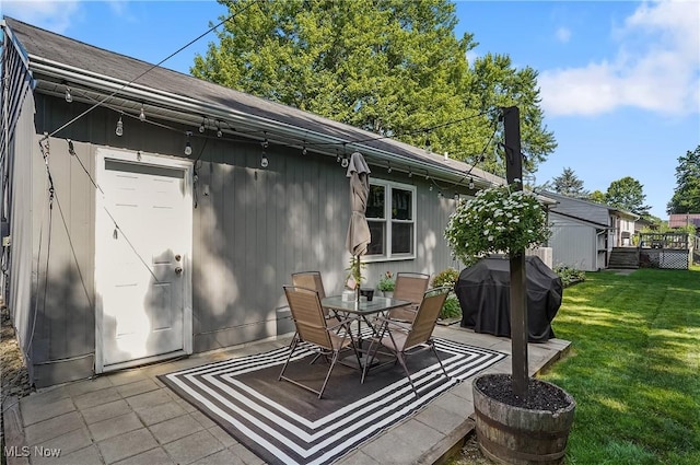 1300 Andrew Ave, Salem, OH 44460 - view of patio / terrace with area for grilling and outdoor dining space