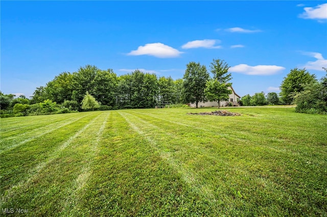 5050 Middle Rd, Conneaut, OH 44030 - view of green lawn with a view of countryside