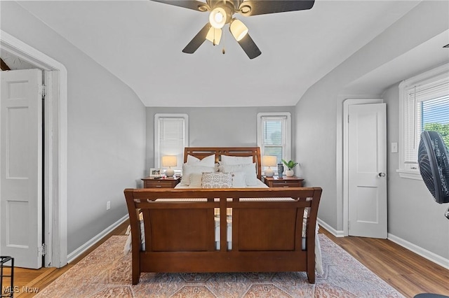 14317-14319 Bayes Ave, Lakewood, OH 44107 - bedroom featuring wood finished floors and a ceiling fan