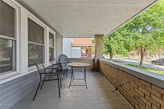 14317-14319 Bayes Ave, Lakewood, OH 44107 - view of wooden terrace