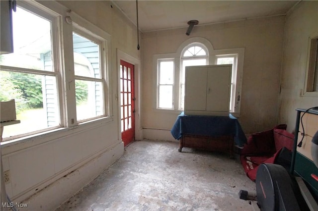 45 Mechanic St, Berlin Heights, OH 44814 - entrance foyer featuring unfinished concrete flooring