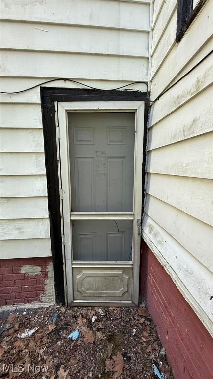 doorway to property