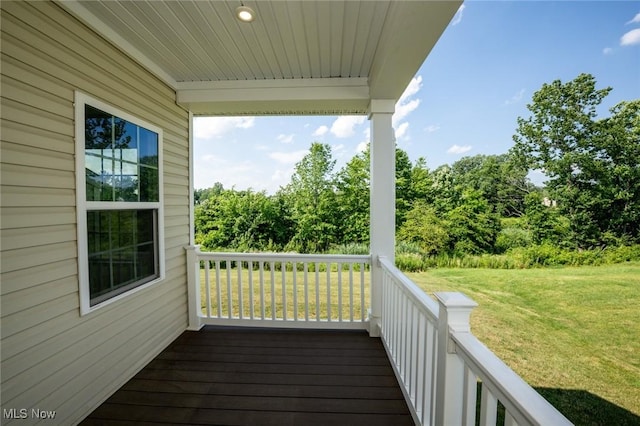 1637 Duncan Way, Streetsboro, OH 44241 - wooden deck with a yard