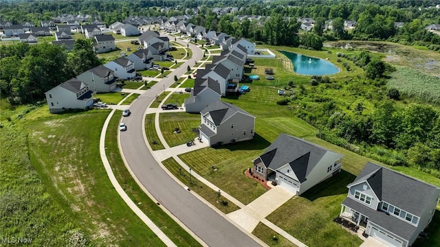 1637 Duncan Way, Streetsboro, OH 44241 - aerial view of residential area with a nearby body of water