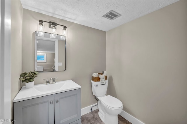 4499 Camellia Ln, North Olmsted, OH 44070 - half bath with a textured ceiling and vanity
