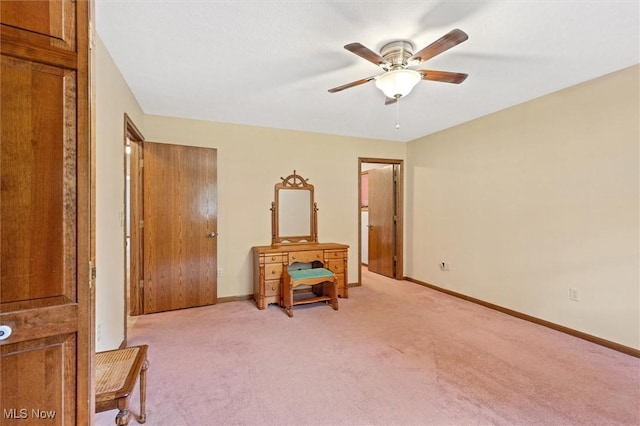 33362 State Route 833, Pomeroy, OH 45769 - bedroom featuring light colored carpet and a ceiling fan