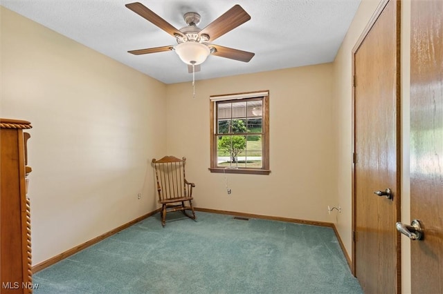 33362 State Route 833, Pomeroy, OH 45769 - living area with carpet flooring and a ceiling fan