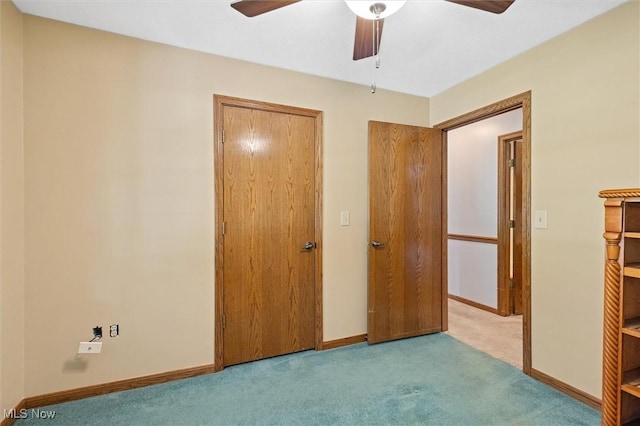 33362 State Route 833, Pomeroy, OH 45769 - unfurnished bedroom with carpet and ceiling fan