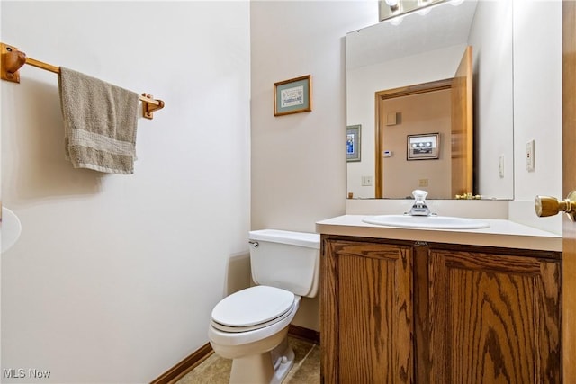 525 Bishop Pl, Berea, OH 44017 - half bathroom with vanity and toilet