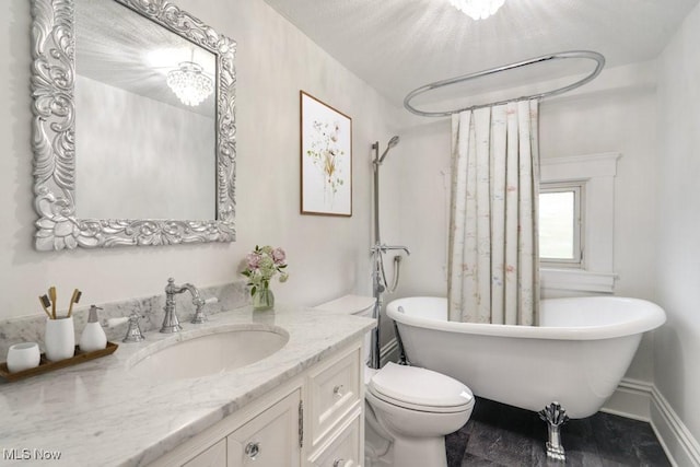 235 Elm St, Oberlin, OH 44074 - full bathroom featuring a soaking tub and vanity