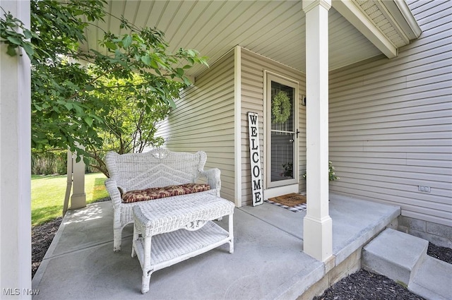 1036 Larkens Way, Medina, OH 44256 - view of covered porch