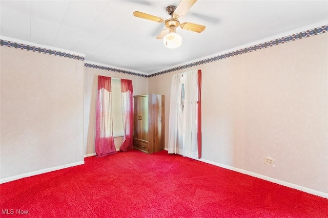 274 2nd St SW, Brewster, OH 44613 - unfurnished room featuring carpet floors and ceiling fan