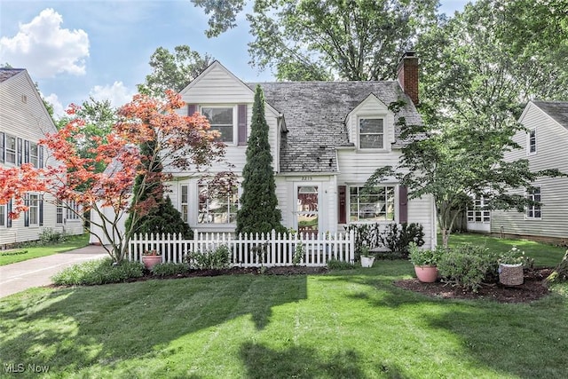 2215 S Belvoir Blvd, University Heights, OH 44118 - cape cod home featuring a chimney
