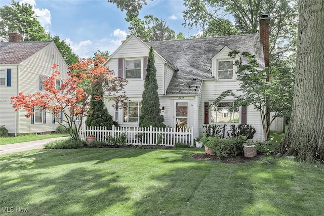 2215 S Belvoir Blvd, University Heights, OH 44118 - cape cod house with a chimney and a high end roof