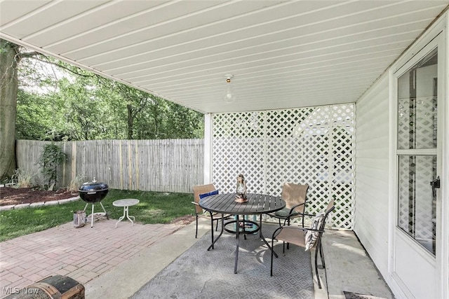 2215 S Belvoir Blvd, University Heights, OH 44118 - view of patio / terrace with outdoor dining area