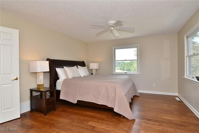 11919 Claridon Troy Rd, Chardon, OH 44024 - bedroom featuring wood finished floors and a ceiling fan