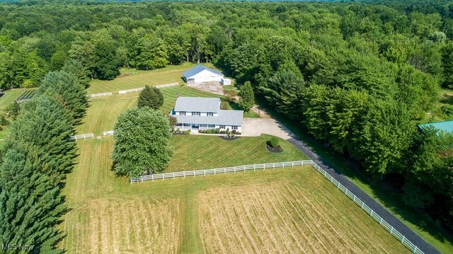 11919 Claridon Troy Rd, Chardon, OH 44024 - overview of rural landscape featuring a heavily wooded area