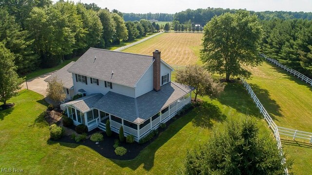 11919 Claridon Troy Rd, Chardon, OH 44024 - overview of rural landscape