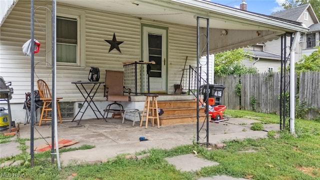 415 N Columbus St, Crestline, OH 44827 - view of patio / terrace