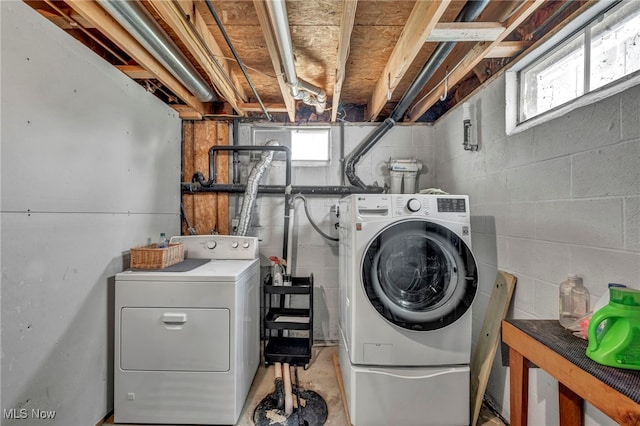 12208 State Route 113, Wakeman, OH 44889 - washroom with independent washer and dryer and healthy amount of natural light