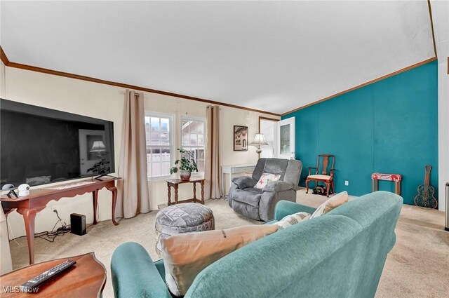 16 Piccolo, Olmsted Twp, OH 44138 - carpeted living area with ornamental molding