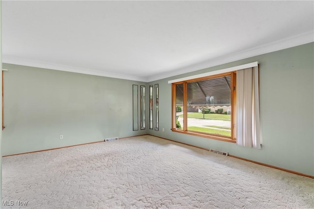4899 Autumn Ln, Brooklyn, OH 44144 - unfurnished room with crown molding and carpet floors