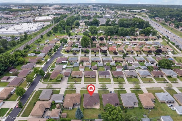 4899 Autumn Ln, Brooklyn, OH 44144 - aerial view of property's location featuring nearby suburban area