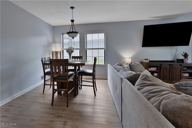 1173 Red Tail Hawk Ct Unit 4, Youngstown, OH 44512 - dining room with baseboards and wood finished floors