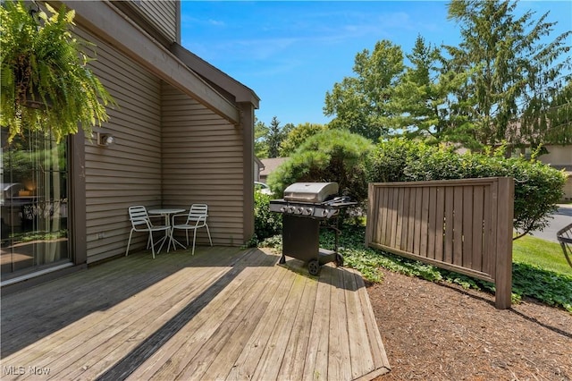 1173 Red Tail Hawk Ct Unit 4, Youngstown, OH 44512 - wooden deck featuring area for grilling