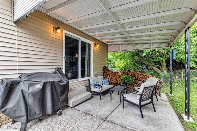 4090 Ridgeview Rd, Cleveland, OH 44144 - view of patio with area for grilling