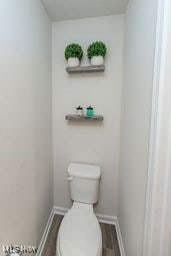 105 Vesper Cir, Lodi, OH 44254 - bathroom with toilet and wood finished floors