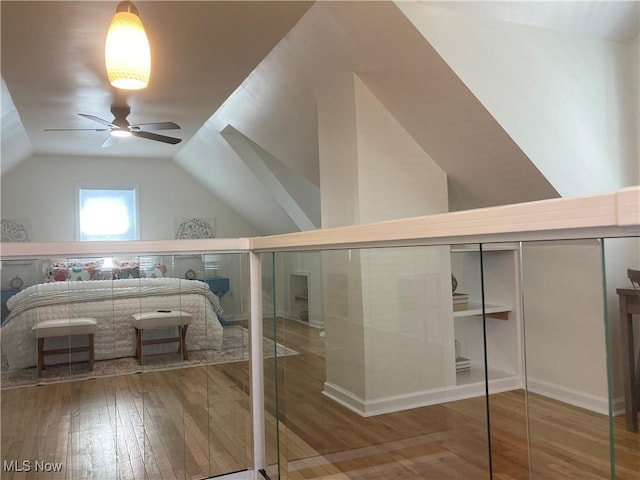 6704 Northcliff Ave, Brooklyn, OH 44144 - bedroom with wood finished floors and lofted ceiling