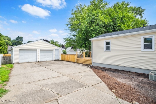 3763 Orchard St, Mogadore, OH 44260 - view of detached garage