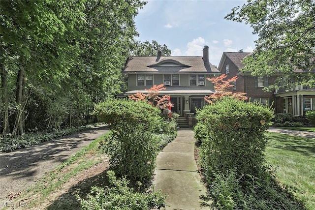1539 Compton Rd, Cleveland Heights, OH 44118 - view of front of property featuring a chimney