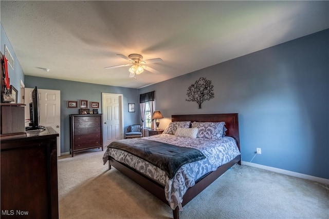 785 Cambridge Ct, Kent, OH 44240 - carpeted bedroom featuring baseboards and a ceiling fan
