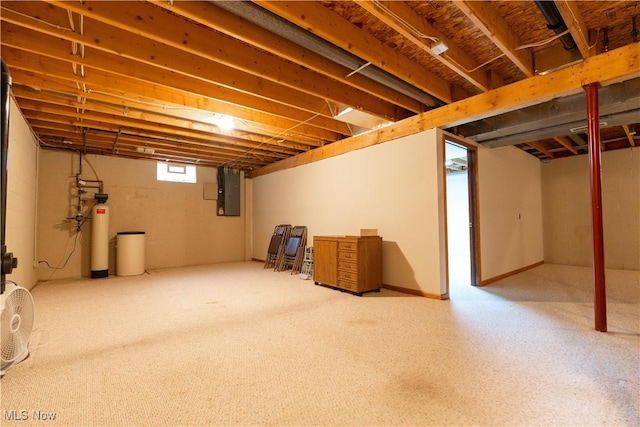 3342 Ramsgate St NW, North Canton, OH 44720 - basement featuring a water softener and electric panel