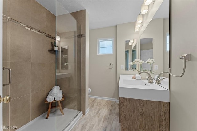 184 Creekledge Ln, Copley, OH 44321 - bathroom with double vanity and a shower stall