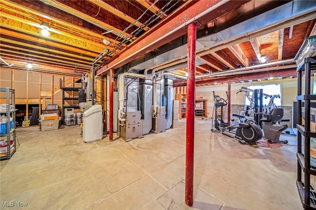 11275 Beechnut Ln, Chardon, OH 44024 - unfinished below grade area with heating unit