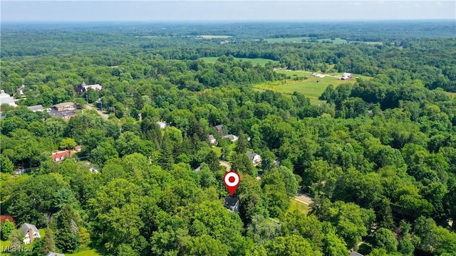 6735 Wakefield Rd, Hiram, OH 44234 - aerial view of property's location with a heavily wooded area