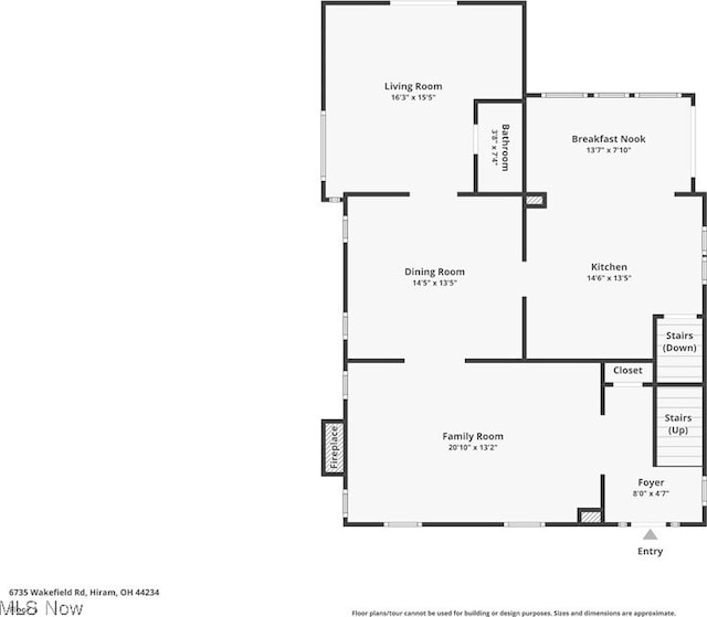 6735 Wakefield Rd, Hiram, OH 44234 - view of room layout