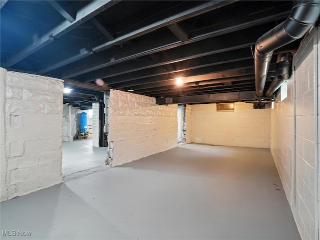 4930 S Ridge Rd W, Ashtabula, OH 44004 - unfinished basement with a water pressure tank