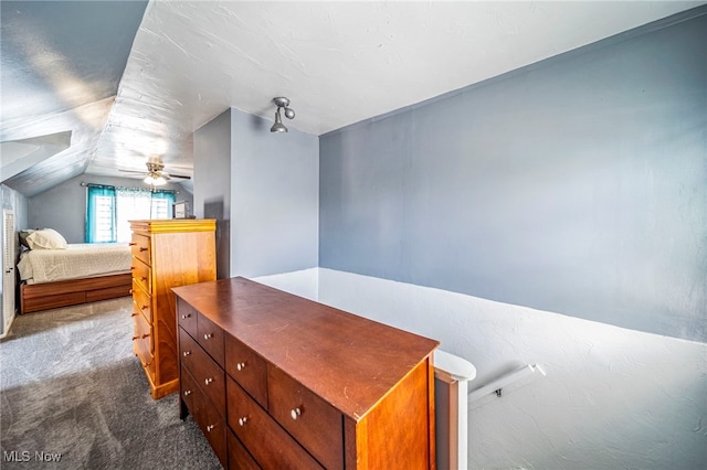 1743 Silver St, Wickliffe, OH 44092 - bedroom with dark colored carpet and lofted ceiling