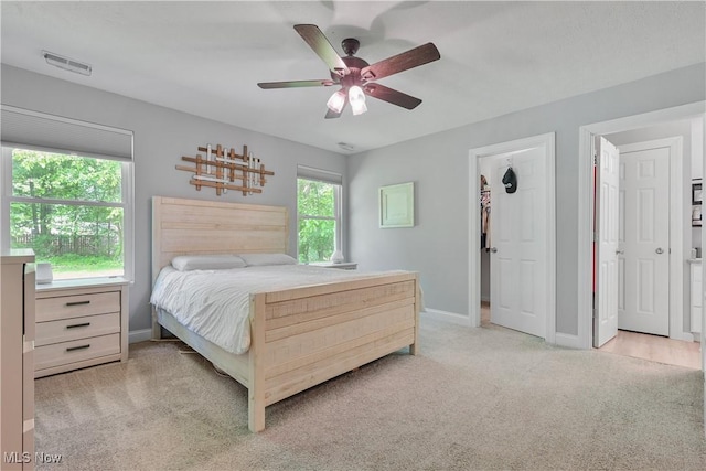 4933 Lear Nagle Rd, North Ridgeville, OH 44039 - carpeted bedroom featuring baseboards and ceiling fan