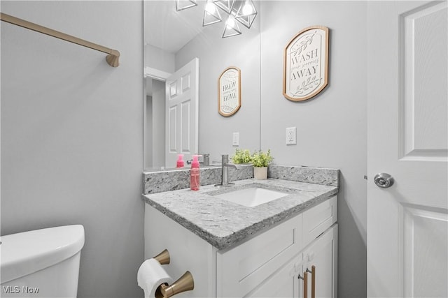 4933 Lear Nagle Rd, North Ridgeville, OH 44039 - half bath featuring vanity and toilet