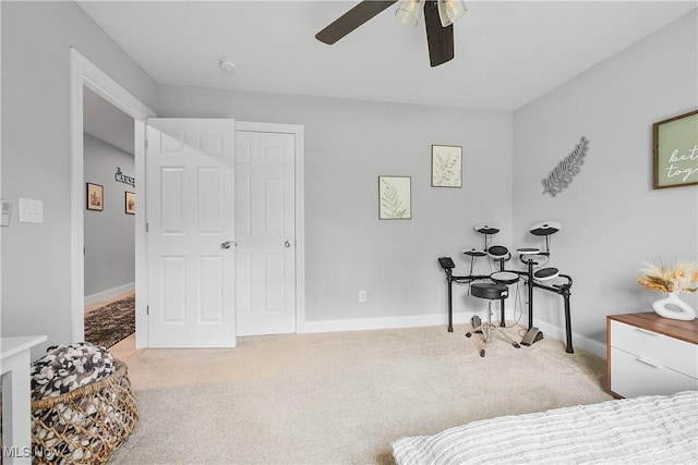 4933 Lear Nagle Rd, North Ridgeville, OH 44039 - bedroom featuring carpet and ceiling fan
